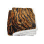 Luxury Faux Fur Reversible Throw Rug - Tiger V442-TOC-THROW-TIGER-ORANGE-RE