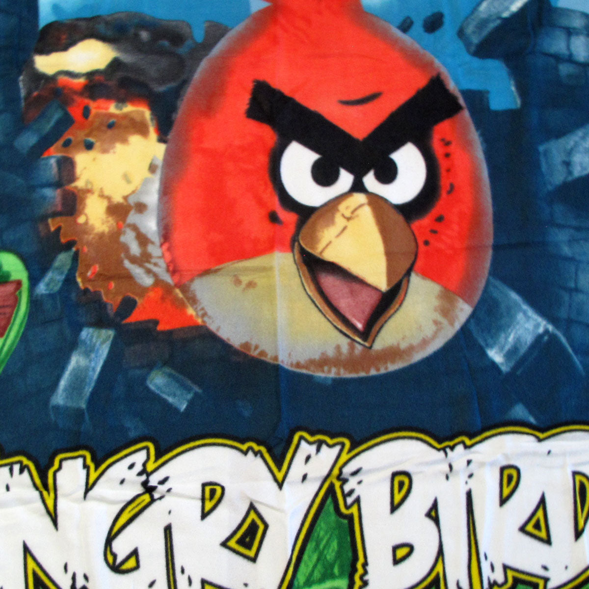 Angry Birds Printed Polar Fleece Throw Rug 130 x 160 cm V442-UGG-THROW-ANGRYBIRDS-MULTI-RE
