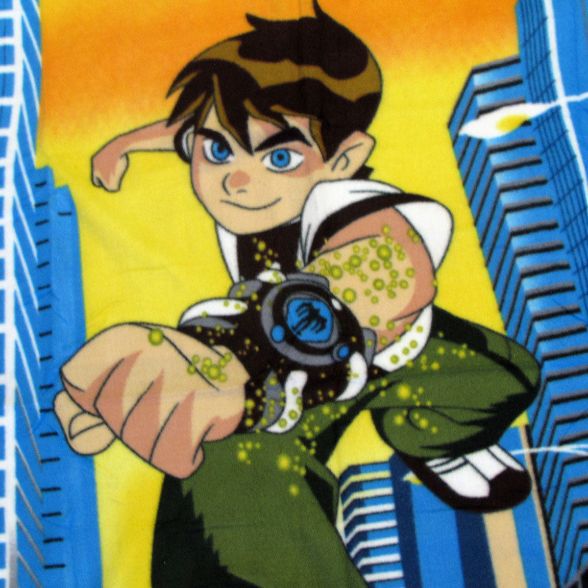 Ben 10 Hero Printed Polar Fleece Throw Rug 130 x 160 cm V442-UGG-THROW-BEN10HERO-MULTI-RE
