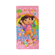 Bloomington Dora the Explorer Rainbow Kids Cartoon Printed Microfiber Beach Towel 70 x 137 cm V442-UGG-TOWEL-DORARAINBOW-PINK-RE
