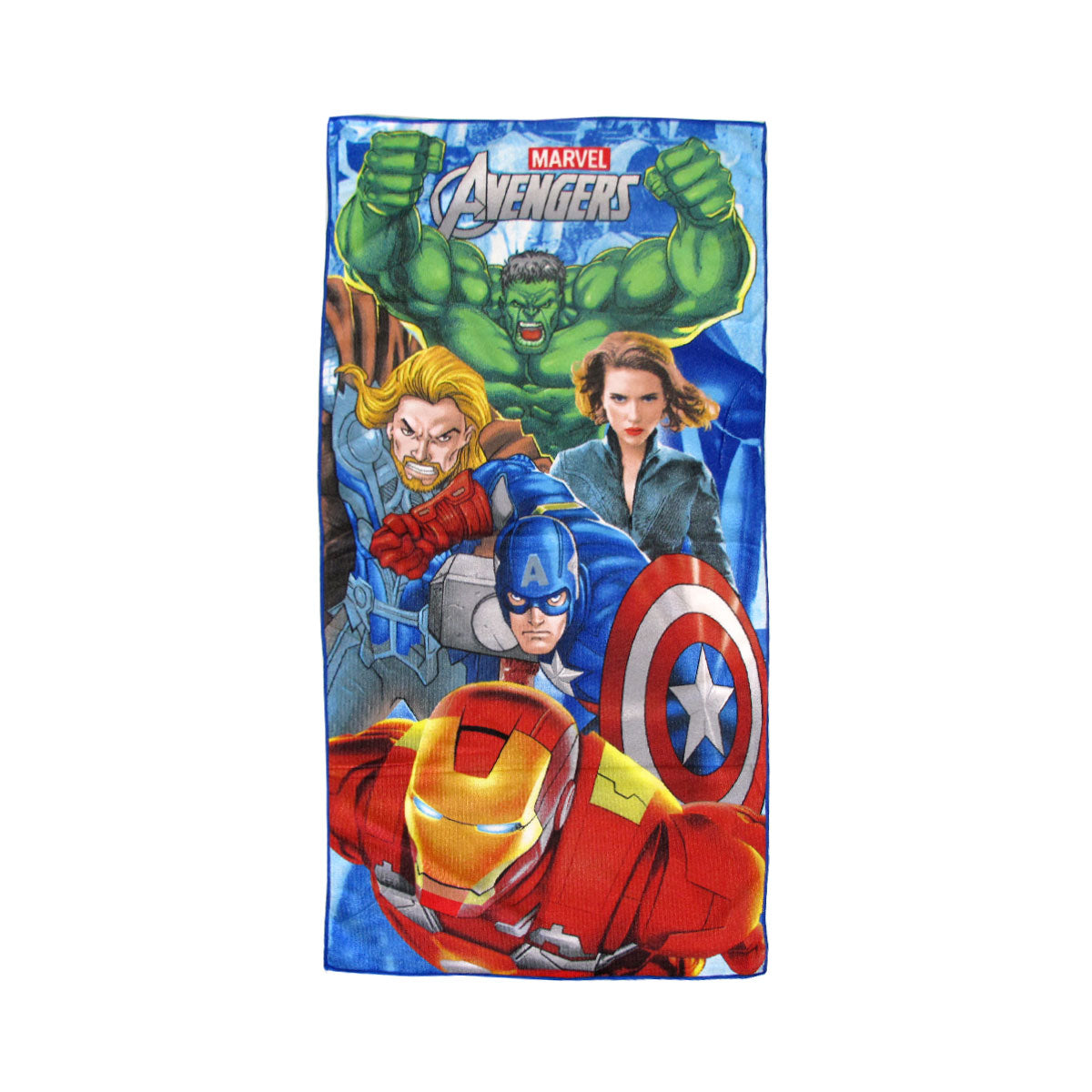 Bloomington Marvel Avengers Kids Cartoon Printed Microfiber Beach Towel 70 x 137 cm V442-UGG-TOWEL-MARVELAVENGERS-MULTI-RE