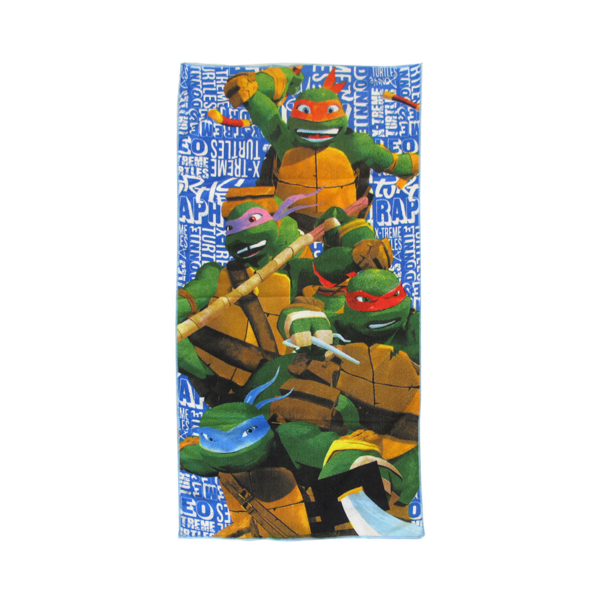 Bloomington Ninja Turtles Kids Cartoon Printed Microfiber Beach Towel 70 x 137 cm V442-UGG-TOWEL-NINJATURTLES-MULTI-RE
