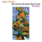 Bloomington Ninja Turtles Kids Cartoon Printed Microfiber Beach Towel 70 x 137 cm V442-UGG-TOWEL-NINJATURTLES-MULTI-RE