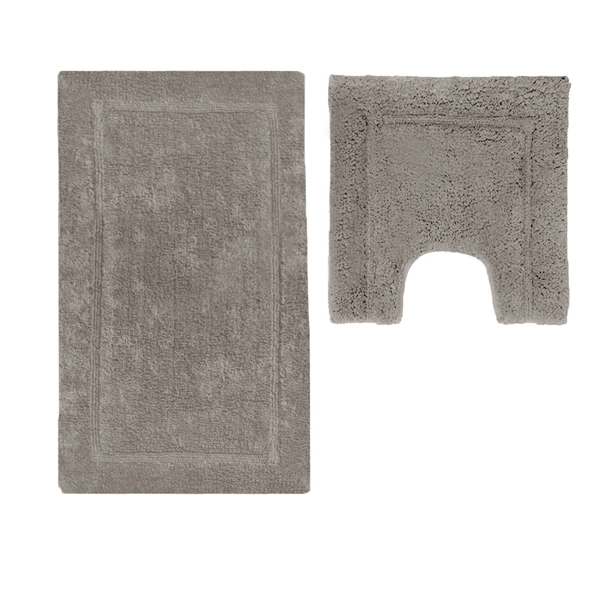 2200GSM 2 Pce Axel 100% Cotton Bath Mat Set Latte V442-UNA-BATHM-AXEL-LATTE-SH
