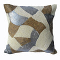 MoonRock Beaded Filled Cushion - Beige V442-UNA-CUSHION-MOONROCK-BEIGE-ST