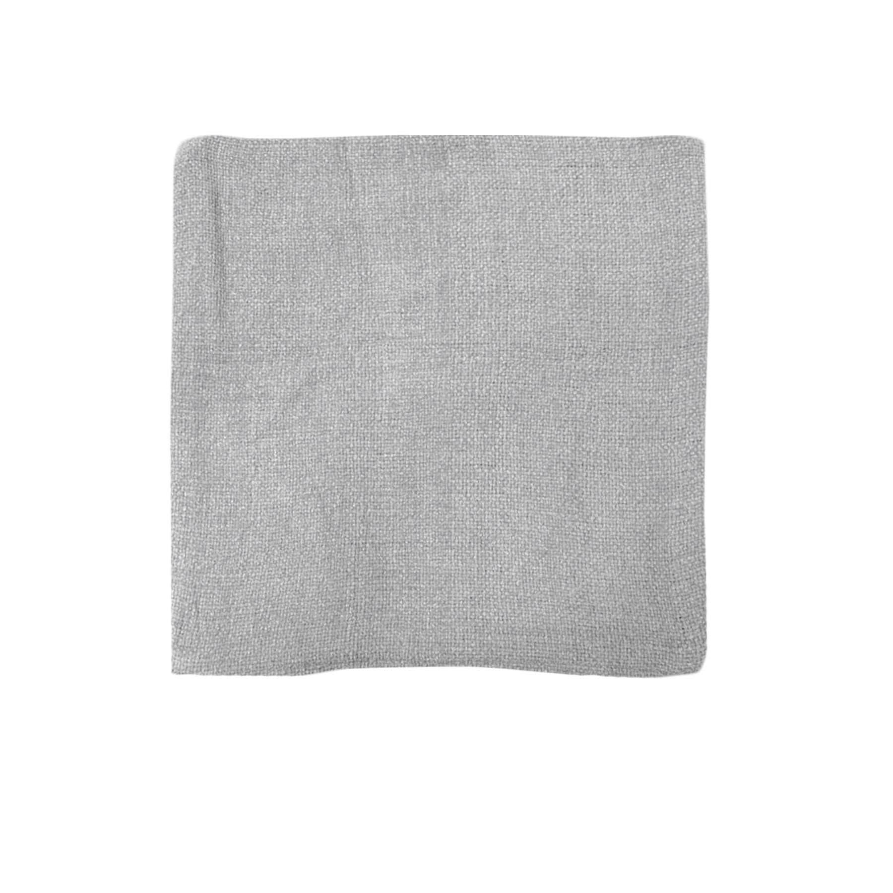 Impressions Australia Oxford Chenille Cushion Cover - Silver V442-UNA-CUSHIONC-OXFORDCHENILLE-SILVER-SQ