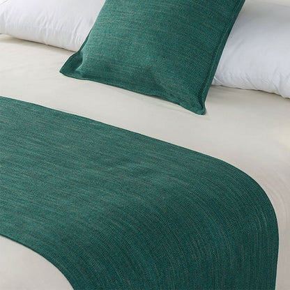Jason Linen Look Teal Bed Runner King V442-WAM-BEDR-LINENLOOK-TEAL-KI