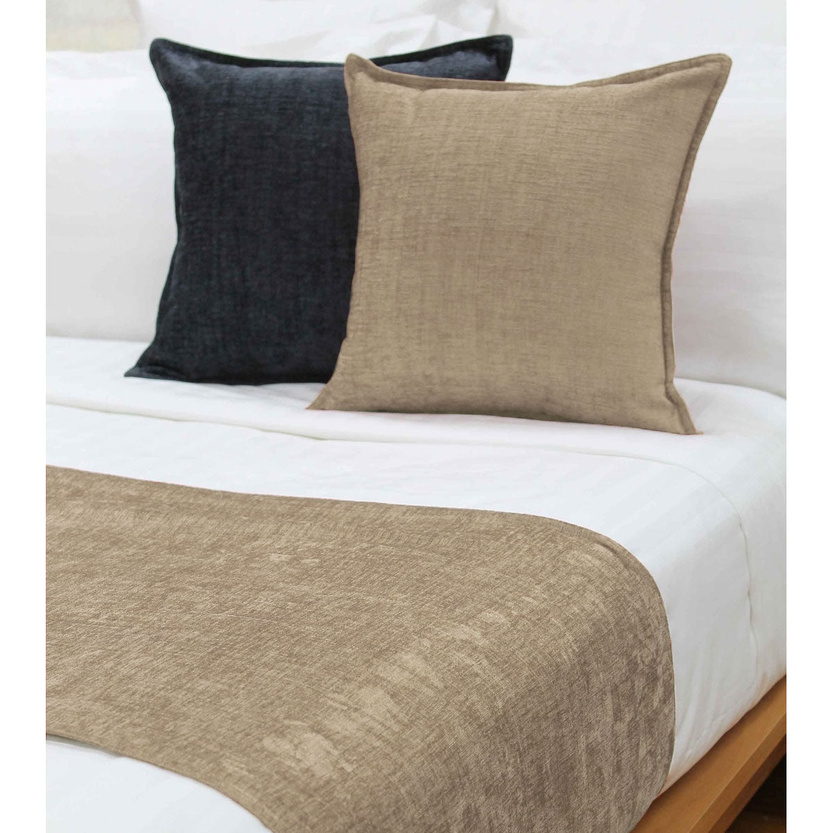 Jason Parker Mocha Bed Runner King V442-WAM-BEDR-PARKER-MOCHA-KI