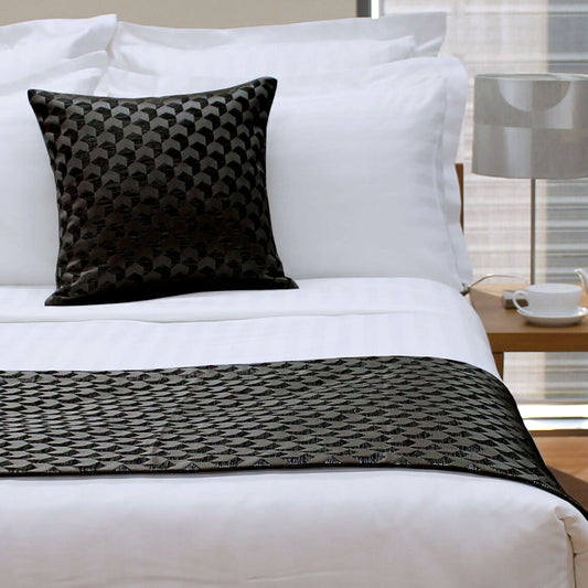 Jason Regency Black (Also Known as Ink Blue) Bed Runner King V442-WAM-BEDR-REGENCY-INKBLUE-KI