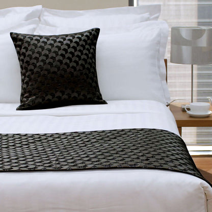 Jason Regency Black (Also Known as Ink Blue) Bed Runner Single/King Single V442-WAM-BEDR-REGENCY-INKBLUE-KS