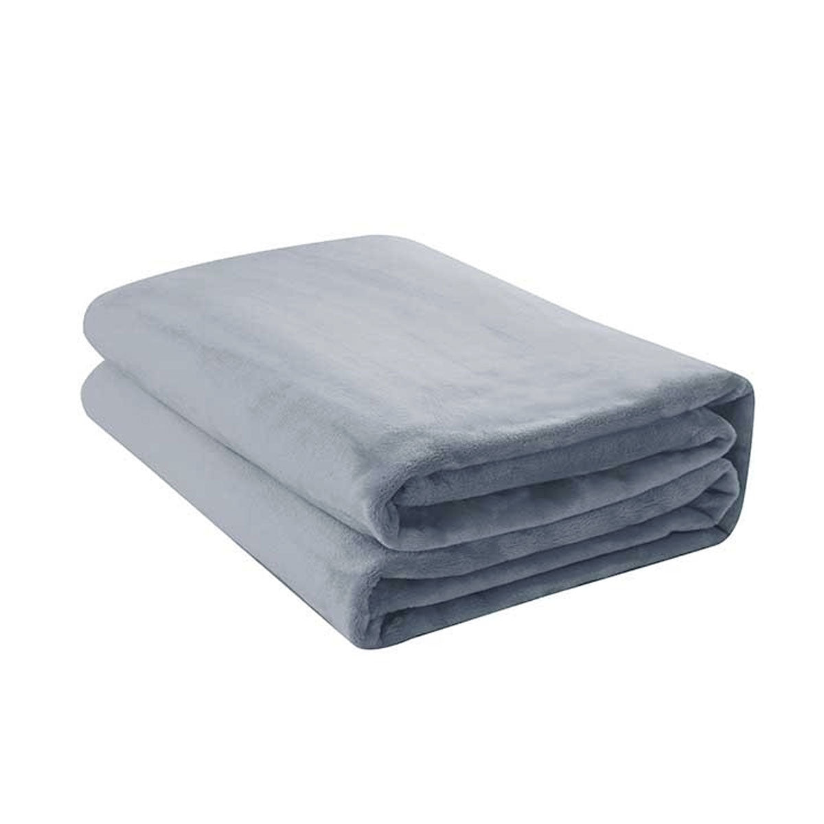 Jason 400GSM Super Soft Micro Fleece Blanket Silver Double V442-WAM-BLANKET-400GSMMICROFLEECE-SILVER-DS