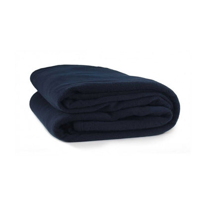 Jason Polar Fleece Blanket Navy - Double V442-WAM-BLANKET-POLARFLEECE-NAVY-DS
