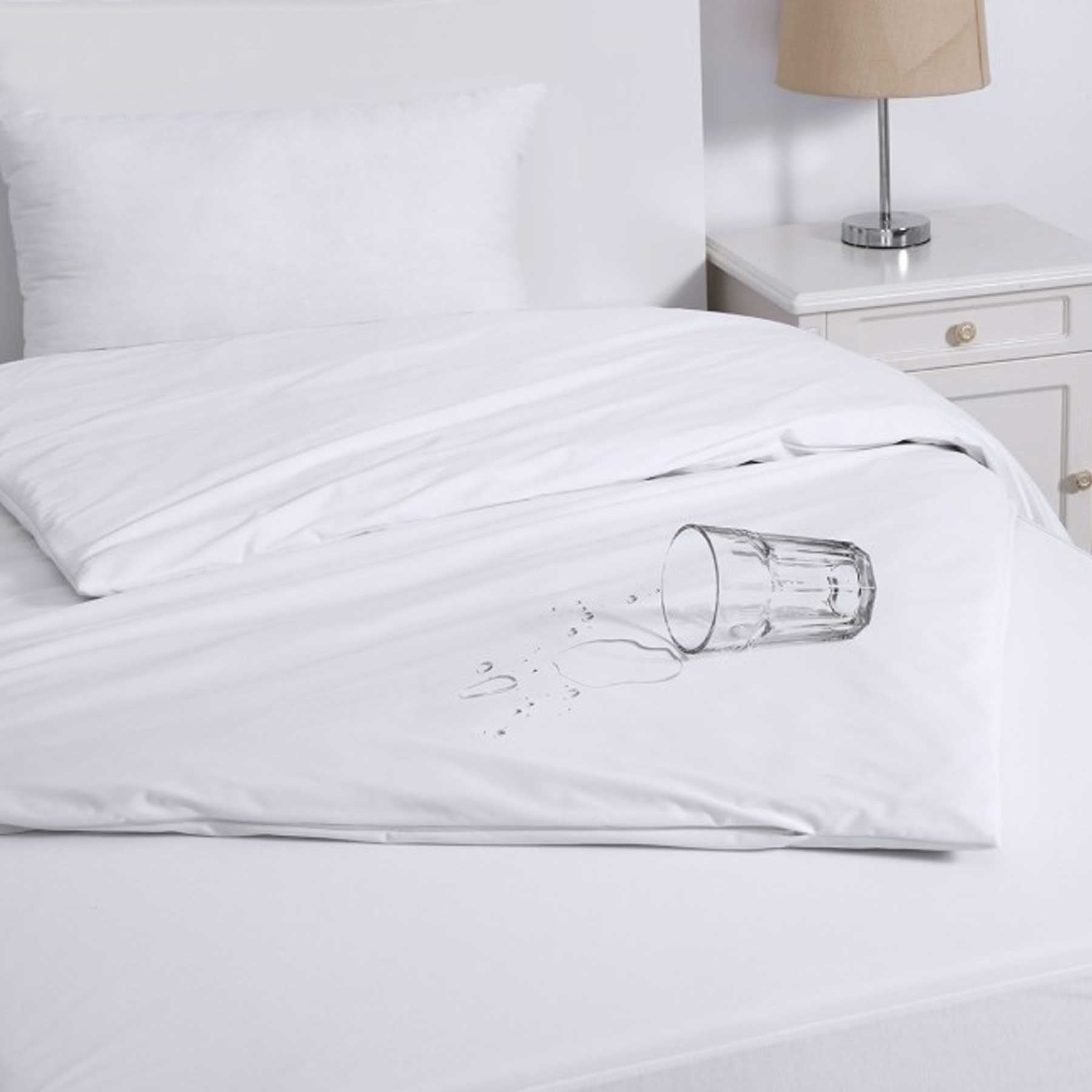 Jason Eva Clean Waterproof Quilt Protectors with Zip - Double V442-WAM-MISC-EVAQUILTPROTECTOR-WHITE-DS
