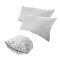Jason Twin Pack of Quilted Cotton King Pillow Protectors 51 x 91 cm V442-WAM-PILLOWP-COTTONQUILTED-WHITE-KI