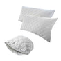 Jason Twin Pack of Quilted Cotton King Pillow Protectors 51 x 91 cm V442-WAM-PILLOWP-COTTONQUILTED-WHITE-KI