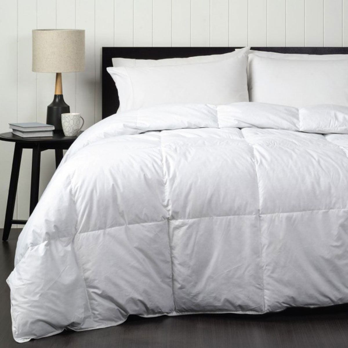 Jason 70% Feather 30% Down Quilt King V442-WAM-QUILT-FEATHERDOWN-WHITE-KI