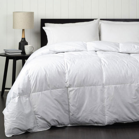 Jason 70% Feather 30% Down Quilt King V442-WAM-QUILT-FEATHERDOWN-WHITE-KI
