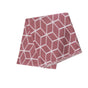 Tiling 175GSM Geometric Pattern Printed Polar Fleece Throw Rug 120 x 150cm Dusty Rose V442-YTL-THROW-TILINGPOLAR-DUSTYROSE-RE