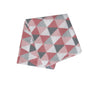 Triangles 175GSM Geometric Pattern Printed Polar Fleece Throw Rug 120 x 150cm Dusty Rose V442-YTL-THROW-TRIANGLESPOLAR-DUSTYROSE-RE