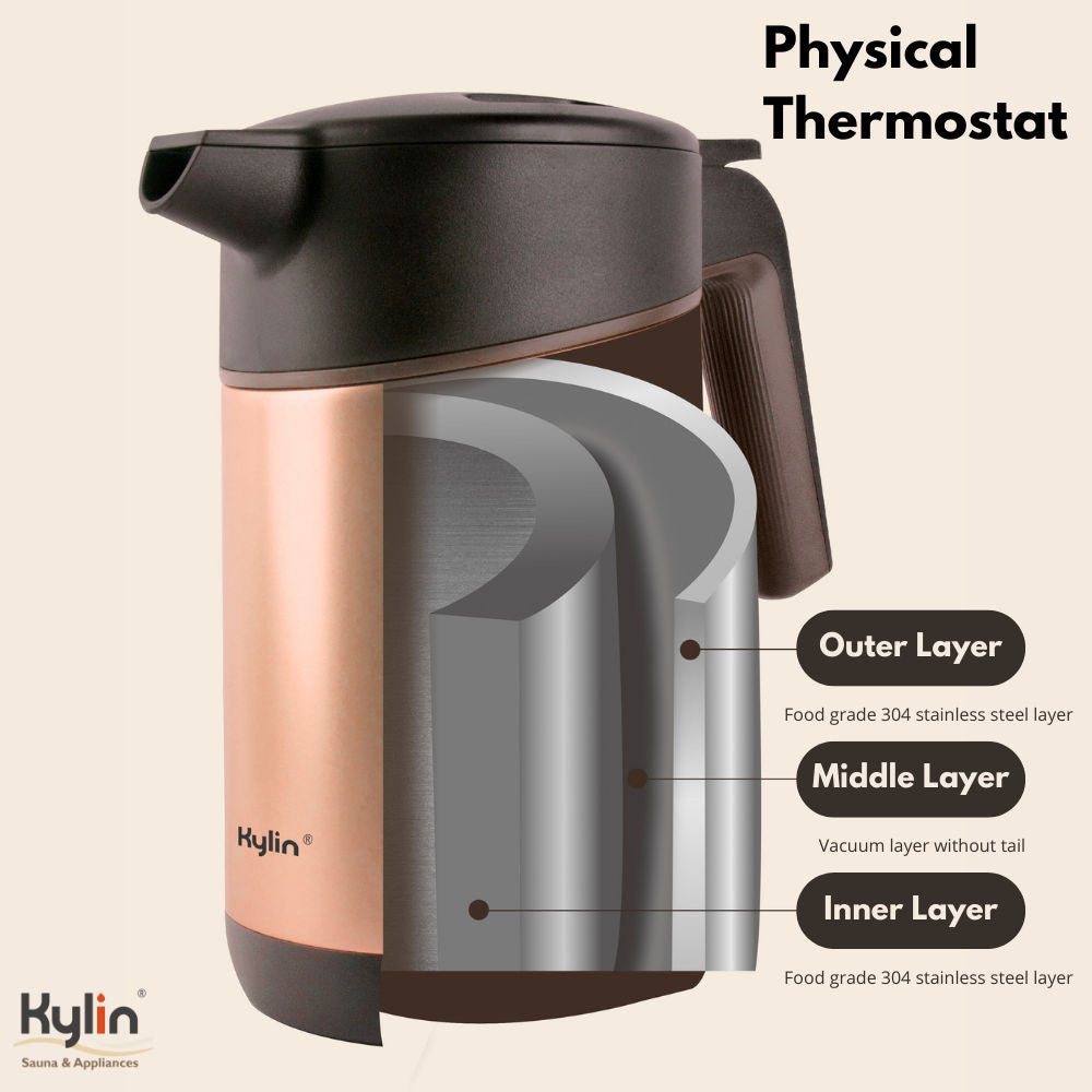 Kylin Vacuum Thermal Insulated Kettle 1.5L AU-K5051 V445-C130348