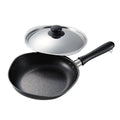 Sori Yanagi Japanese Cast Iron Frying Pan Skillet with Stainless Steel Lid - 22cm V445-C220275