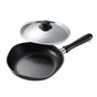 Sori Yanagi Japanese Cast Iron Frying Pan Skillet with Stainless Steel Lid - 22cm V445-C220275