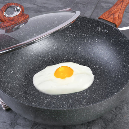 Justcook 30cm JSHS-IH4930C-1 Marble Wok Stirfry Pan V445-C230297