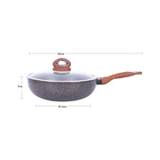 Justcook 30cm JSHS-IH4930C-1 Marble Wok Stirfry Pan V445-C230297