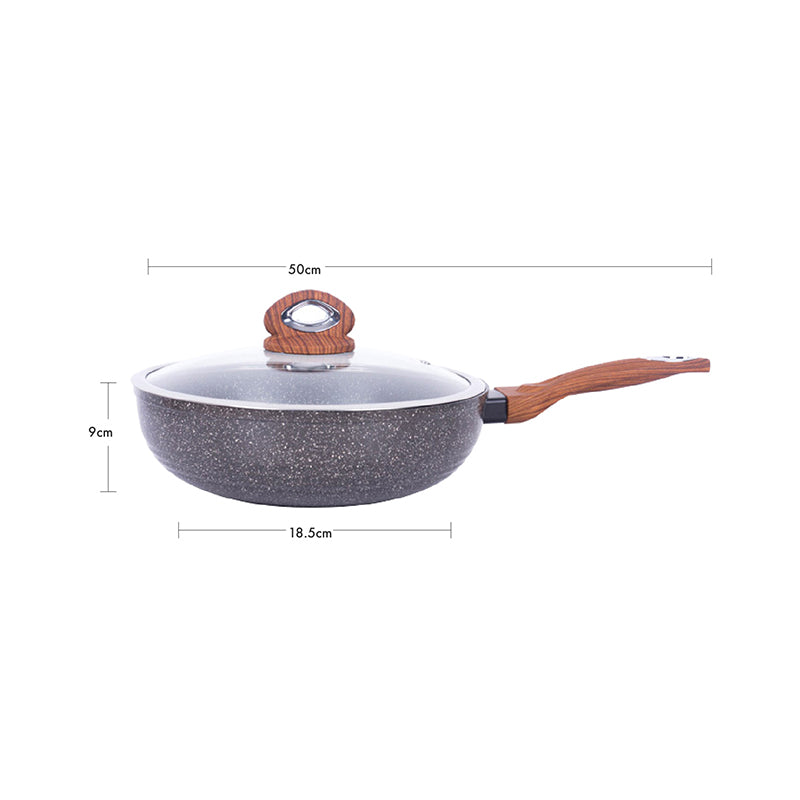 Justcook 30cm JSHS-IH4930C-1 Marble Wok Stirfry Pan V445-C230297