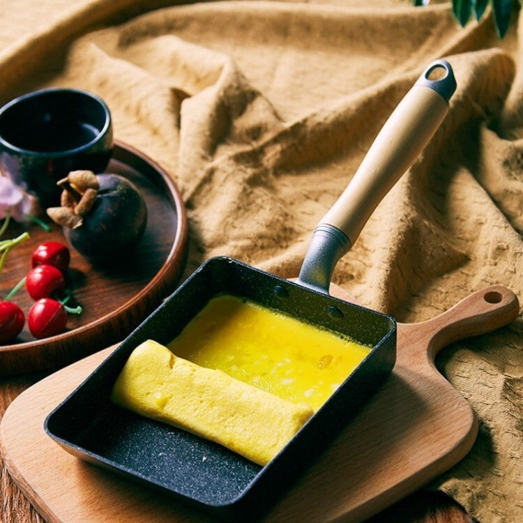 Justcook 15*18cm JSHS-IH6001F-1 Tamagoyaki Non-stick Square Omelette Pan-Green V445-C230299