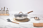 Kylin 3 Layer Stainless Steel Non Stick Noka Wok 30cm V445-C230324