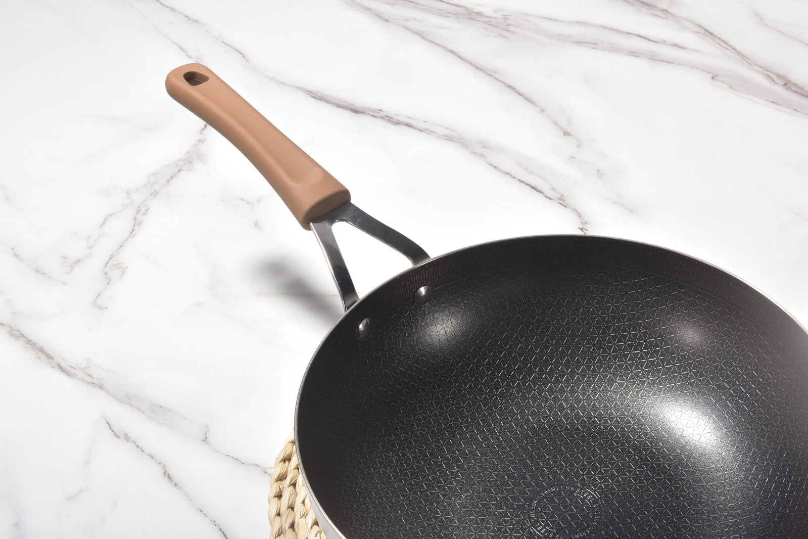 Kylin 3 Layer Stainless Steel Non Stick Noka Wok 30cm V445-C230324