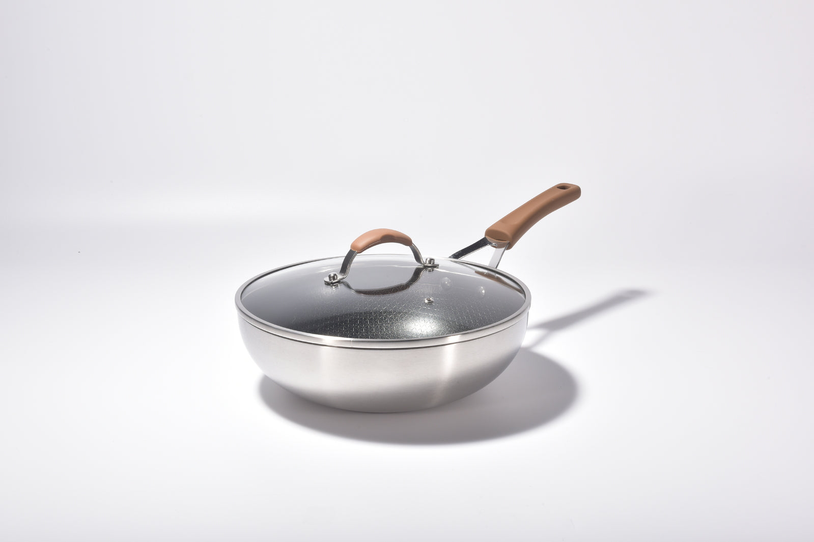 Kylin 3 Layer Stainless Steel Non Stick Noka Wok 30cm V445-C230324