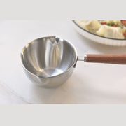 Kylin 304 Stainless Steel Oil Poured Pot With Wood Handle 120ml V445-C260196