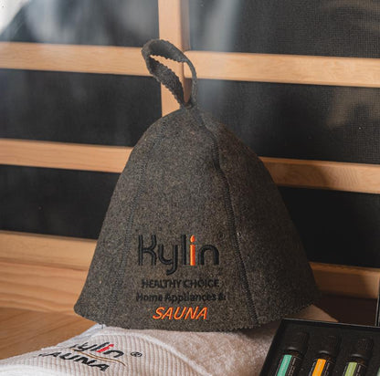 Kylin Sauna Wool Hat Head Protection Water Absorption Felt Hats Cap V445-NC120060