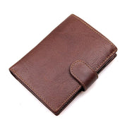 Genuine leather men wallets High-quality Multi card short wallet Men's Cow Leather RFID Card Holder V462-FB-77-01