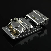 Adjustable Slide Luxury Leather Belt For Men's Automatic Buckle Ratchet Business Dress Belts (FB8502#15) V462-FB-85-02