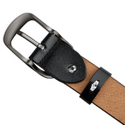 Genuine Leather 110-120CM Womens Belt Pin Buckle Top Layer Cow Leather(Brown) V462-FB-99-02