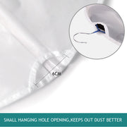 6Pcs Suit Dress Clothing Dust Cover Bag Jacket Wardrobe Storage Coat Protector (2M+2L+2XL) V462-H-07-01