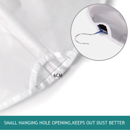 6Pcs Suit Dress Clothing Dust Cover Bag Jacket Wardrobe Storage Coat Protector (2M+2L+2XL) V462-H-07-01
