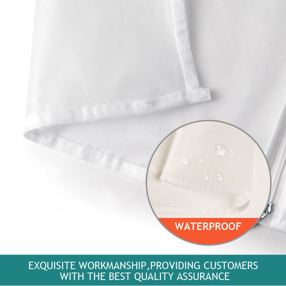 6Pcs Suit Dress Clothing Dust Cover Bag Jacket Wardrobe Storage Coat Protector (2M+2L+2XL) V462-H-07-01