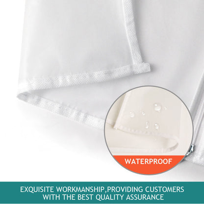 6Pcs Suit Dress Clothing Dust Cover Bag Jacket Wardrobe Storage Coat Protector (2M+2L+2XL) V462-H-07-01