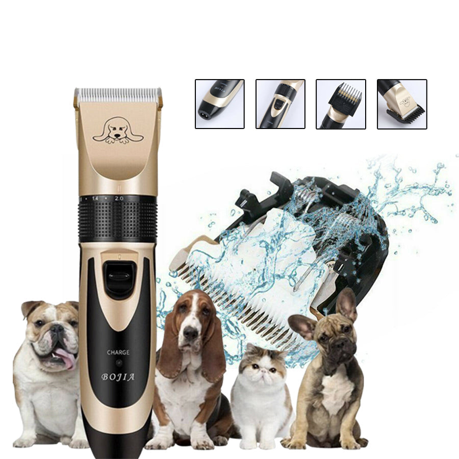 USB Charged pet shaver Cordless Clipper Pet Gromming Kit 4 Different Size Combs V462-H-13-01