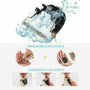 USB Charged pet shaver Cordless Clipper Pet Gromming Kit 4 Different Size Combs V462-H-13-01
