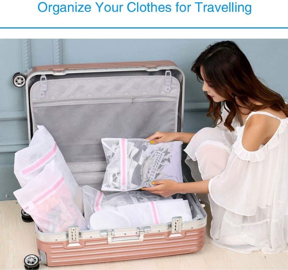 Washing Bag Pack Set Of 6 Laundry Bags Mesh Lingerie Delicate clothes Wash Bags V462-H-16-01