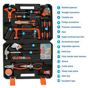 82 Pcs Household Hand Tools Set Hand Tool Kit for Home Office Car Repair Tools V462-H-22-01