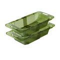 2 Pack Retractable Dish Drying Rack Basket Drainer Over The Sink(Green) V462-HG-133-02