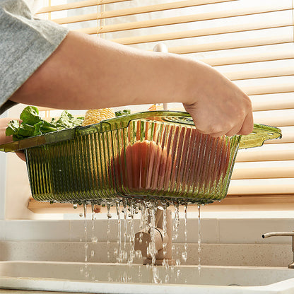 2 Pack Retractable Dish Drying Rack Basket Drainer Over The Sink(Green) V462-HG-133-02
