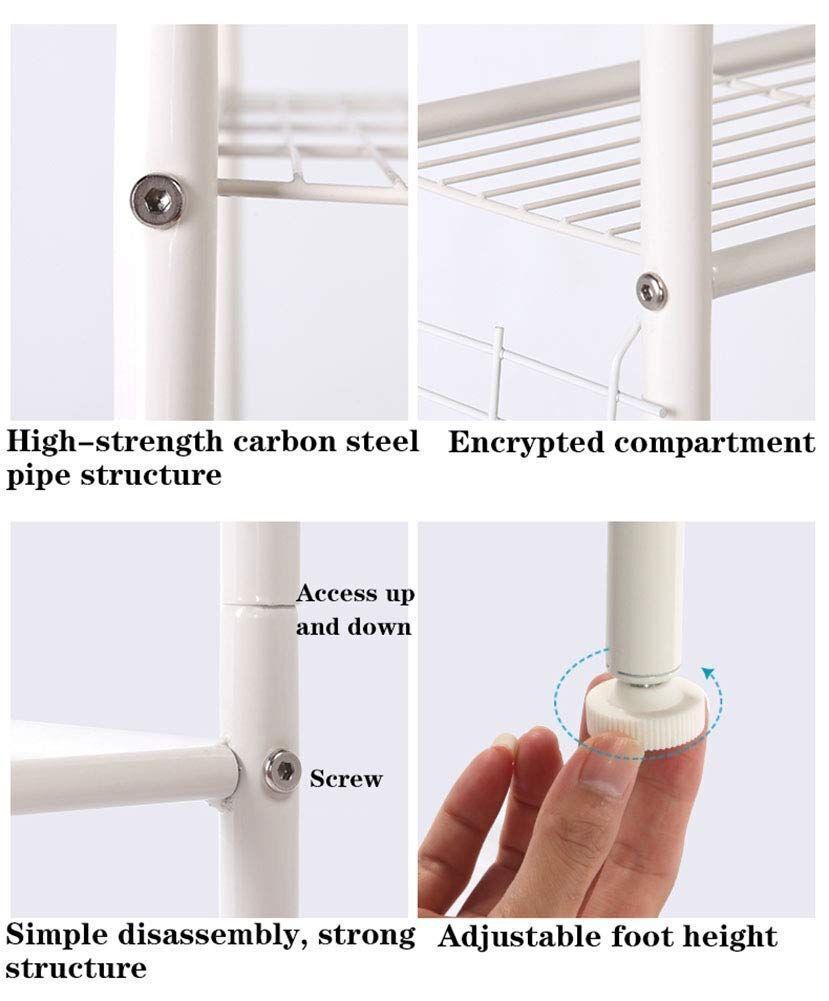 3 Tier Toilet Shelf Rack Over Laundry Bathroom Washing Machine Storage Shelves Stand V462-HG-146-01