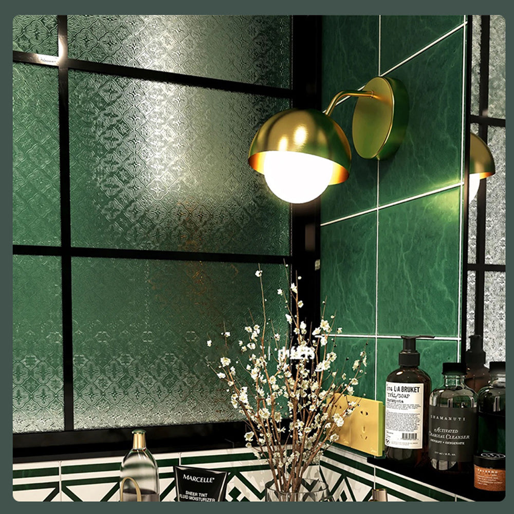 3M Privacy Glass Film Sticker Static Cling Window Decals Glass Film(Begonia,60*300cm) V462-HG-165-04